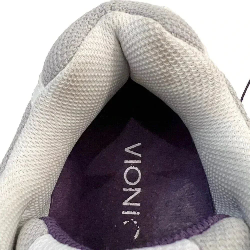 Vionic Women’s Walker Sneakers Size 11 Wide Athletic Orthotic White Purple